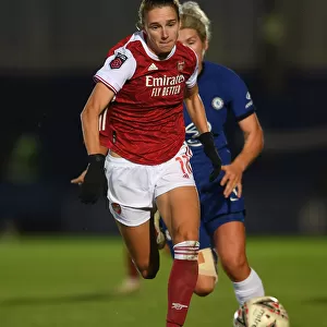 Vivianne Miedema in Action: Chelsea Women vs. Arsenal Women Continental Cup Match