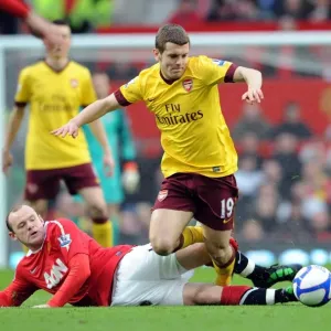 Wayne Rooney Fouls Jack Wilshere: Manchester United vs Arsenal, FA Cup Sixth Round, 2010