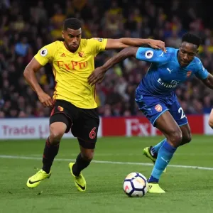 Welbeck vs Mariappa: Intense Battle in Watford v Arsenal Premier League Clash
