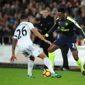 Welbeck vs Naughton: Intense Battle in Swansea City vs Arsenal Premier League Clash Welbeck vs Naughton: Intense Battle in Swansea City vs Arsenal Premier League Clash
