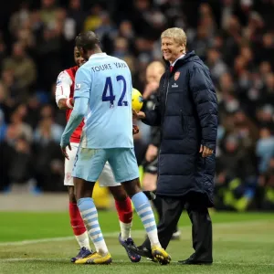 Wenger and Toure: A Moment of Comradery Amidst Manchester Rivalry (2011-12)