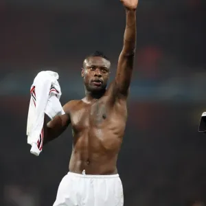 William Gallas in Action: Arsenal vs AC Milan, 0:0 Stalemate, UEFA Champions League, Emirates Stadium, 2008 William Gallas in Action: Arsenal vs AC Milan, 0:0 Stalemate, UEFA Champions League, Emirates Stadium, 2008