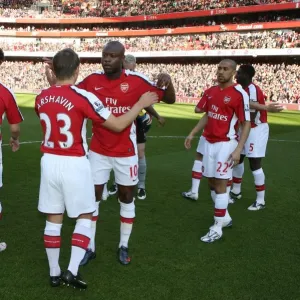 William Gallas & Andrey Arshavin (Arsenal) William Gallas & Andrey Arshavin (Arsenal)