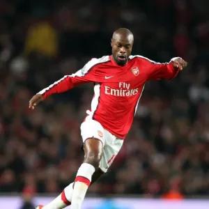 William Gallas (Arsenal). Arsenal 2: 0 Stoke City. Barclays Premier League