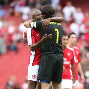 Guillermo Gallardo (Arsenal) Gianluigi Buffón (Juventus) Guillermo Gallardo (Arsenal) Gianluigi Buffón (Juventus)