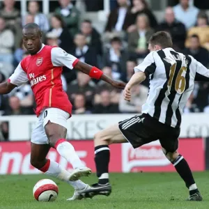 William Gallas (Arsenal) James Milner (Newcastle United) William Gallas (Arsenal) James Milner (Newcastle United)