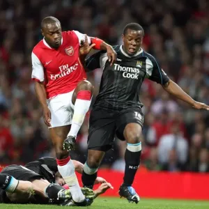 William Gallas (Arsenal) Nedum Onuoha (Man City) William Gallas (Arsenal) Nedum Onuoha (Man City)
