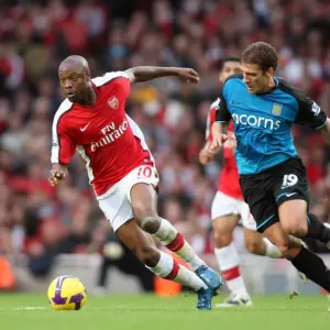 William Gallas (Arsenal) Stiliyan Petrov (Villa) William Gallas (Arsenal) Stiliyan Petrov (Villa)