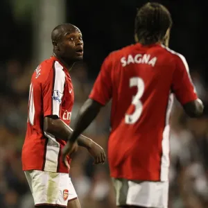 William Gallas and Bacary Sagna (Arsenal) William Gallas and Bacary Sagna (Arsenal)