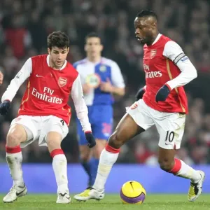 William Gallas and Cesc Fabregas (Arsenal) William Gallas and Cesc Fabregas (Arsenal)