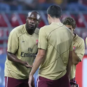 William Gallas Leads Arsenal to 2-0 Victory over Sparta Prague in Champions League Qualifier, 2007 William Gallas Leads Arsenal to 2-0 Victory over Sparta Prague in Champions League Qualifier, 2007