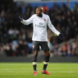 William Gallas: Stalemate at Villa Park - Arsenal vs Aston Villa, Barclays Premier League, 2010