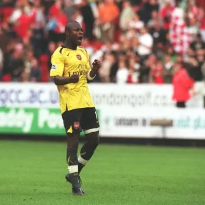 William Gallas's Exultant Moment: Arsenal's 2-1 Victory Over Charlton Athletic, FA Premiership, 2006