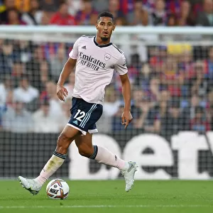 William Saliba in Action: Arsenal Takes on Crystal Palace in Premier League 2022-23