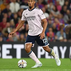 William Saliba in Action: Arsenal Takes on Crystal Palace in Premier League 2022-23