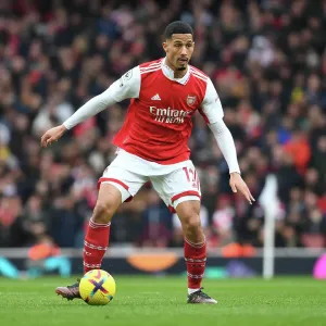 William Saliba in Action: Arsenal vs. AFC Bournemouth, Premier League 2022-23 William Saliba in Action: Arsenal vs. AFC Bournemouth, Premier League 2022-23