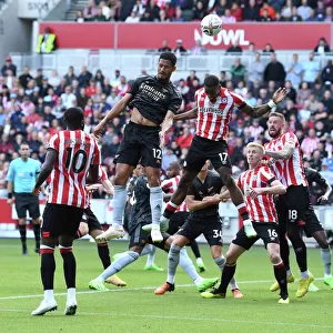 William Saliba Scores First Arsenal Goal: 1-1 Brentford (2022-23 Premier League)