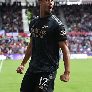 William Saliba Scores First Arsenal Goal: Brentford vs. Arsenal, Premier League 2022-23