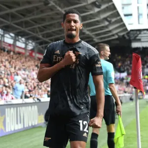 William Saliba Scores His First Arsenal Goal: Brentford 1-1 Arsenal, 2022-23 Premier League William Saliba Scores His First Arsenal Goal: Brentford 1-1 Arsenal, 2022-23 Premier League