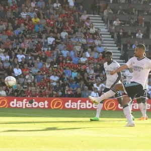 William Saliba Scores Third Goal: AFC Bournemouth vs. Arsenal FC, Premier League 2022-23 William Saliba Scores Third Goal: AFC Bournemouth vs. Arsenal FC, Premier League 2022-23