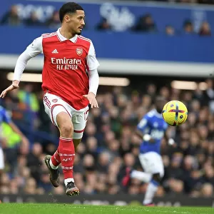 William Saliba Stands Firm: Everton vs. Arsenal, Premier League 2022-23