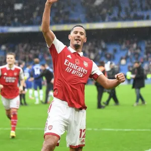 William Saliba Celebration Print William Saliba Celebration Print