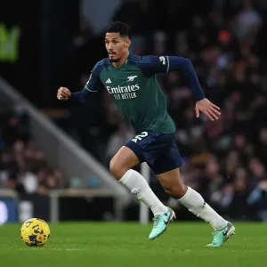 William Saliba's Premier League Debut: Fulham vs. Arsenal 2023-24 William Saliba's Premier League Debut: Fulham vs. Arsenal 2023-24