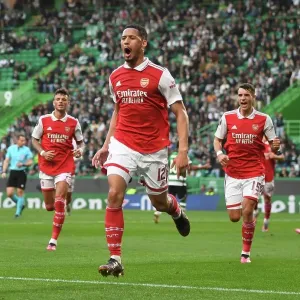William Saliba's Stunner: Arsenal Takes the Lead Over Sporting CP in Europa League