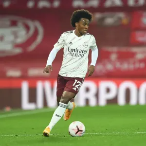 Willian Print at Anfield Willian Print at Anfield