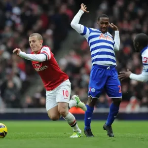 Wilshere Outmaneuvers Hoilett: Arsenal vs. Queens Park Rangers, 2012-13 Premier League