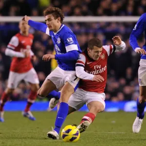 Wilshere vs Jelavic: Intense Battle at Goodison Park - Everton vs Arsenal, Premier League 2012-13