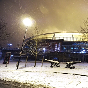 Winter's Battle at Emirates: Arsenal vs. Blackburn Rovers Amidst a Snowy Premier League