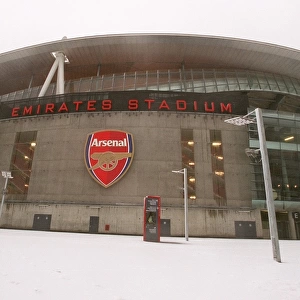 Winter's Enchantment at Emirates: A Football Wonderland in Snow