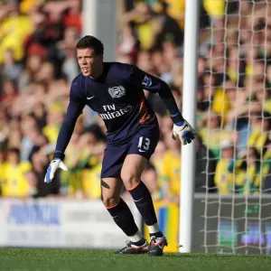 Wojciech Szczesny in Action: Arsenal vs. Norwich City, Premier League 2011-12