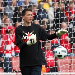 Wojciech Szczesny (Arsenal). Arsenal 2: 1 Birmingham City. Barclays Premier League