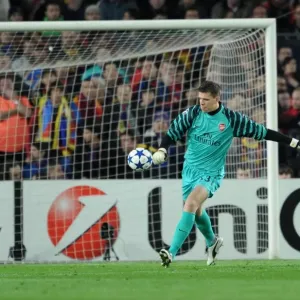 Wojciech Szczesny (Arsenal). Barcelona 3: 1 Arsenal. UEFA Champions League