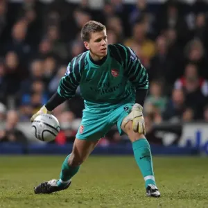 Wojciech Szczesny (Arsenal). Ipswich Town 1: 0 Arsenal, Carling Cup Semi Final 1st Leg