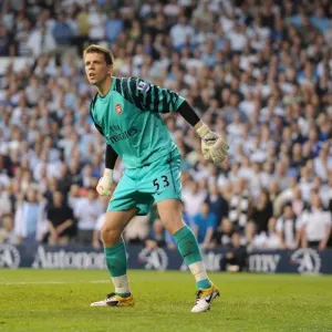 Wojciech Szczesny (Arsenal). Tottenham Hotspur 3: 3 Arsenal. Barclays Premier League