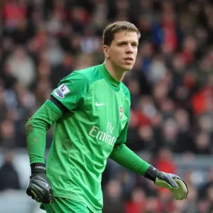 Wojciech Szczesny: Arsenal's Wall at Anfield (Liverpool v Arsenal 2013-14) Wojciech Szczesny: Arsenal's Wall at Anfield (Liverpool v Arsenal 2013-14)