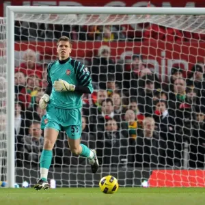 Wojciech Szczesny: Arsenal's Wall at Old Trafford in Manchester United's 1:0 Win (2010-11 Barclays Premier League) Wojciech Szczesny: Arsenal's Wall at Old Trafford in Manchester United's 1:0 Win (2010-11 Barclays Premier League)