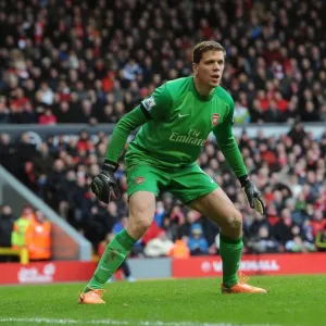 Wojciech Szczesny's Unyielding Performance at Anfield (2013-14) Wojciech Szczesny's Unyielding Performance at Anfield (2013-14)