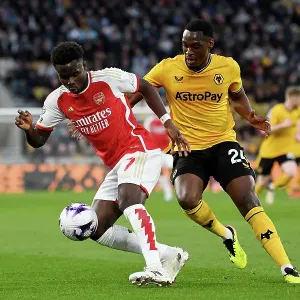 Wolverhampton Wanderers v Arsenal FC Print, April 20, 2024 Wolverhampton Wanderers v Arsenal FC Print, April 20, 2024