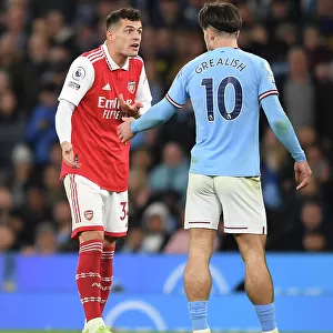 Xhaka and Grealish: A Moment of Sportsmanship Amidst Manchester City vs. Arsenal Rivalry (2022-23)