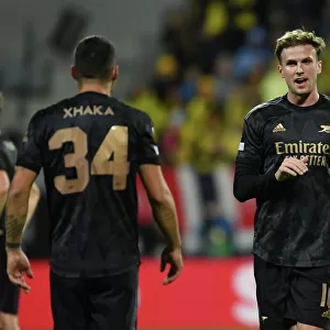 Xhaka and Holding in Action: Arsenal vs. Bodø/Glimt, Europa League 2022-23