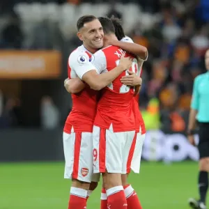 Xhaka and Perez: Arsenal's Four-Goal Celebration vs. Hull City (2016-17) Xhaka and Perez: Arsenal's Four-Goal Celebration vs. Hull City (2016-17)