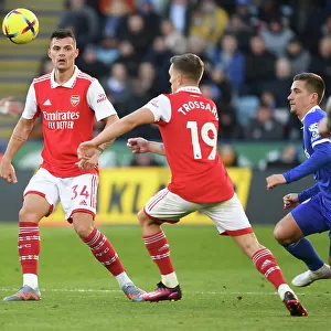 Xhaka and Trossard Clash in Leicester City vs Arsenal Premier League Showdown
