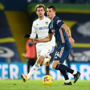 Xhaka vs Bamford: Intense Battle in Leeds United vs Arsenal Premier League Clash