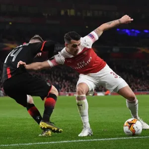 Xhaka vs Bourigeaud: Intense Clash in Arsenal v Stade Rennais UEFA Europa League Showdown