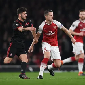 Xhaka vs. Cutrone: Battle in the Europa League as Arsenal Face Off Against AC Milan