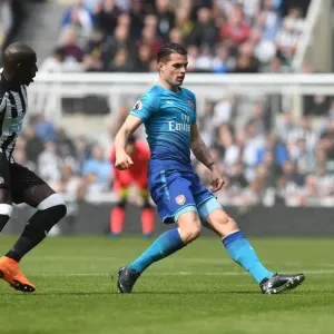 Xhaka vs Diame: Intense Battle in Newcastle United vs Arsenal Premier League Clash